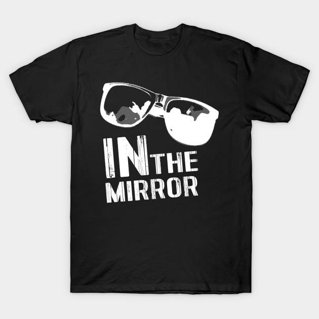 In The Mirror T-Shirt dark T-Shirt by Picfool